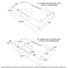 JVX3300DJWW GE Cabinet Hood #3