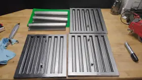 WB02X30528 GE Smart Designer Grease Baffle Set Pans