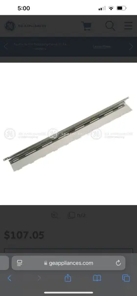 WB07X26565 GE Hood Filter Panel #3