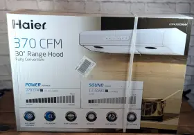 LHV4330DBWW HAIER Fm Hood Convertible