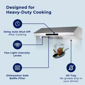 UC-PS10 HAUSLANE Chef Cabinet Hood Steel #2