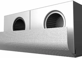 KVC54 HESTAN Chimney Wall Mount Hood Circuflow Ventilation #3
