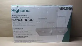 1806A7 HIGHLAND Convertible Steels Cabinet Hood