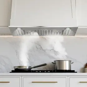 Home Beyond 810025960018 28 Inch 600 Cfm Stainless Steel Under Cabinet