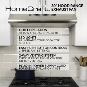 082677002617 HOMECRAFT Cabinet Hood Steel #3