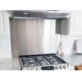 602262943417 HORA RETOZAR Steel Stove Backsplash Splatter Bac