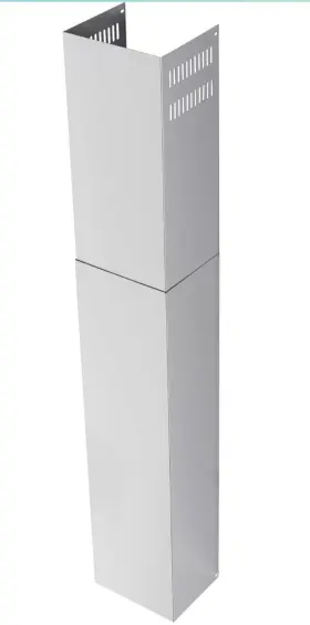 Z348-82 HTHOMEPROD Hth Hood Extension Wall Mount Steel Duct