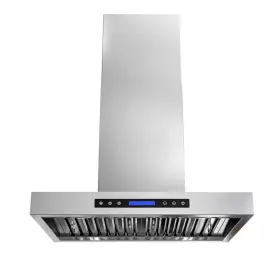 Inateck 313033584592 30 Inch 900 Cfm Ducted Wall Mount Range Hood With Remote Touch Control Lcd Long