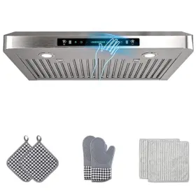 Inateck Cxc01-30-600 30 Inch 600 Cfm Ducted Range Hood Stainless 3-venting Touch Control
