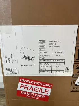 MF-E70-30 INTERTEC Steel Hood #2