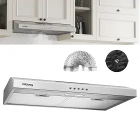TF2315A1 ISEASY Kitchen Cabinet Hood Steel Fan Leds