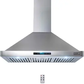 RHW-3052 JANSKA Cfm Wall Mount Ducted Hood Filters Led Remote