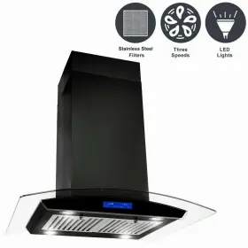 451551 JOEAONZ Island Mount Hood Tempered Glass Control Leds