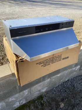 233.5238910 KENMORE Solid Hood Cabinet Steel Box