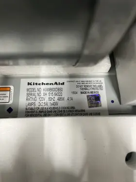KVWB600DBS KITCHENAID Hood Ducted Nationwide