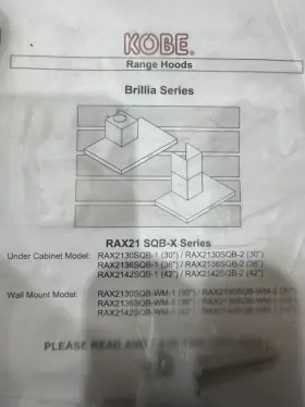 RAX2142SQB-X KOBE Hood Brillia Cabinet #3