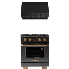 KXD-LP30 KUCHT Dual Fuel Propane Gas Titanium Steel Wall Hood