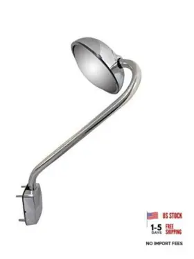 L&l Automotive Parts Co. Ltd Ll-344 Replacement Stainless Steel Hood Mirror Driver Left Plate Side