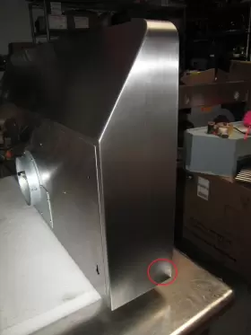 RH24-E49 LEYSO Cabinet Steel Hood Digital Control Led #2