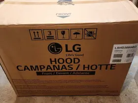 LSHD3089BD LG Studio Wall Mount Hood Cfm Blower #2