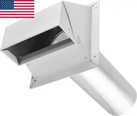 711181490589 WHITE Dryer Vent Hood Pack
