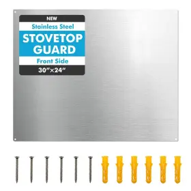 850059735046 MICMI Steel Stove Backsplash Reversible Flat