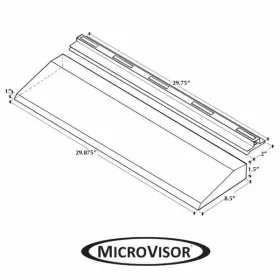 MVSB-30-1 MICROVISOR Extension Hood Standard #3