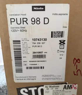 10743130 MIELE Pur Island Hood Steel Box