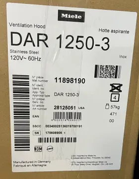 DAR1250-3 MIELE Wall Hood Blower #3