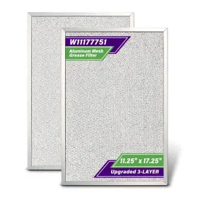 Range-hood-filters MIVONTE Grease Filter Whirlpool Replacemen