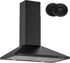 Molingdun Mnd-rhp30b01 Range Hood 30-inch 450 Cfm Wall Mount Kitchen In Cold Steel