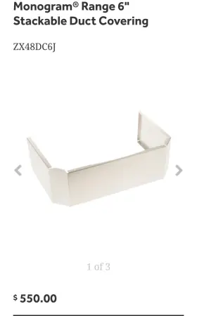 ZX48DC6J MONOGRAM Duct Cover Hoods