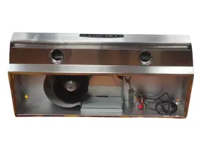Allure NUTONE Hood Cabinet Steel Finish #3
