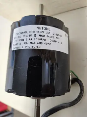 VP-300 NUTONE Hood Fan Motor #2