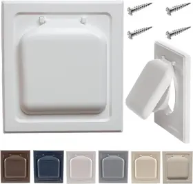 64NPWA P-TEC PRODUCTS Pest Vent Dual Door Dryer Cover Fa