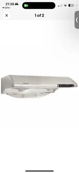 AC3100S PACIFIC Auto Clean Seamless Hood