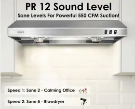 PR-1230BS PACIFIC Cabinet Hood #3