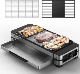 ECG-01 PAYISHO Cast Iron Electric Griddle Grill Temper