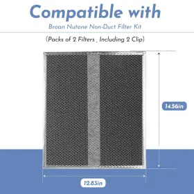 746608245503 POKIN Hood Ducted Filter Clips Broan #2
