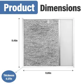 768592406555 POKIN Hood Filter Light Lens Broan Nutone Grea #2