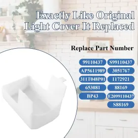 789964517624 PRIME SWIFT Hood Light Cover Broan Nutone #3