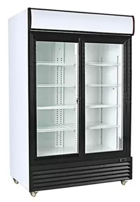 CSD-1000S PROCOOL Double Sliding Door Display Beverage Cooler