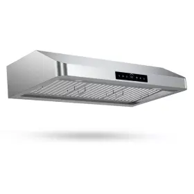 Qvique 744110725186 36-inch 1200 Cfm Under Cabinet Stainless Steel Range Hood With 4-speed Settings