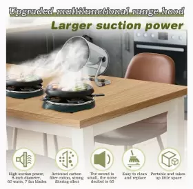 STF-200 SACATPUB Hood Cooking Kitchen Exhaust Fanportable #3