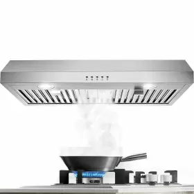 0475 SNDOAS Cabinet Hood Kitchen Vent Steel Leds #3