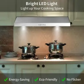 0775BTR SNDOAS Cabinet Hood Kitchen Vent Control Leds #3