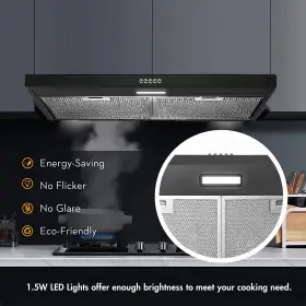 2375 SNDOAS Cabinet Hood Sliver Carbon Filter Ductless #2