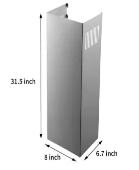 USCC-TD08-EXT SNDOAS Steel Chimney Extension Hood