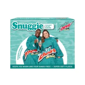 SNA61104 SNUGGIE Mountain Dew Baja Blast Blanket Polyster