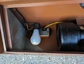 3050 SWANSON Hood Blower Copper Finish Dual Lamp #2